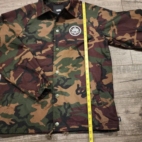 Vans Camo Windbreaker Jacket Men’s Small Lightweight - Picture 5 of 8